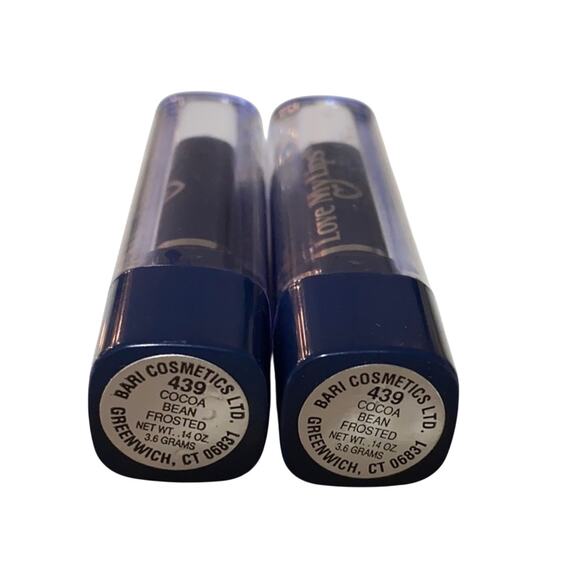 BARI Love My Lips LIPSTICK 2 Pack Cocoa Bean #439 Natural Neutral Lip Color - Picture 2 of 3